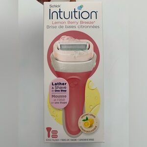 Schick Intuition Lemon Berry Breeze Razor - Pink and White